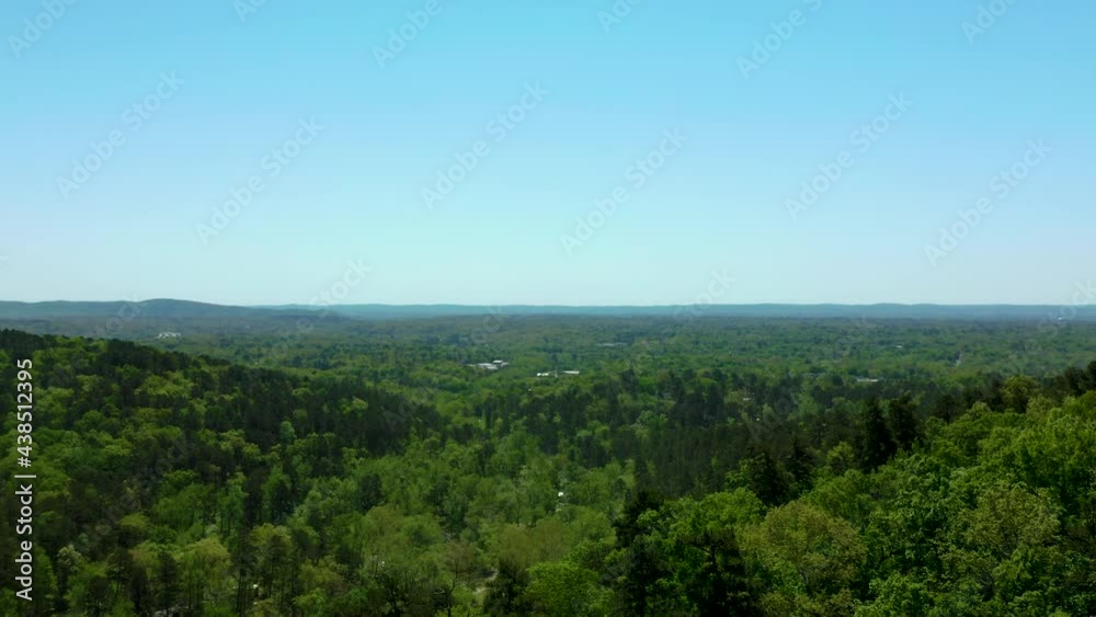 Hot Springs, Arkansas - Mountain Range Hot Springs, Arkansas - Mountain Range