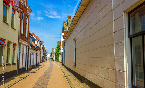 Cityscape Panorama streets buildings and architecture Groningen Holland Netherlands. photo