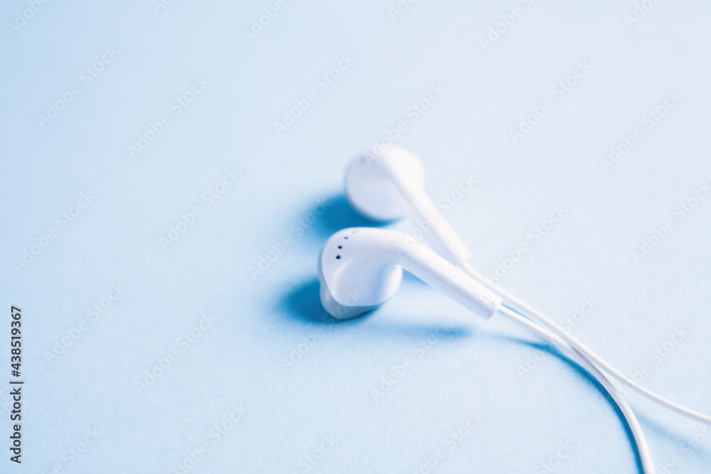 small headphones on the table small headphones on the table