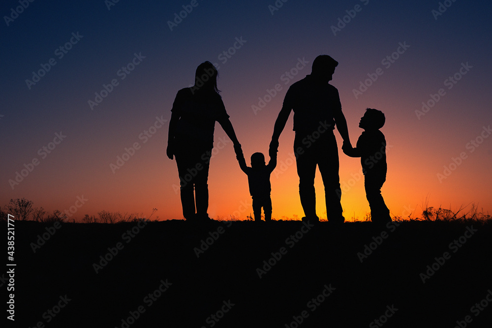 Family Sunset Portrait