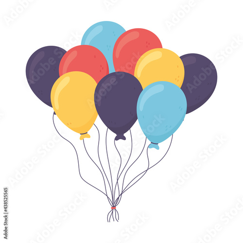 bunch balloons celebration