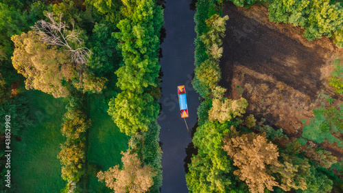 Trajineras en Xochimilco, Ciudad de México photo