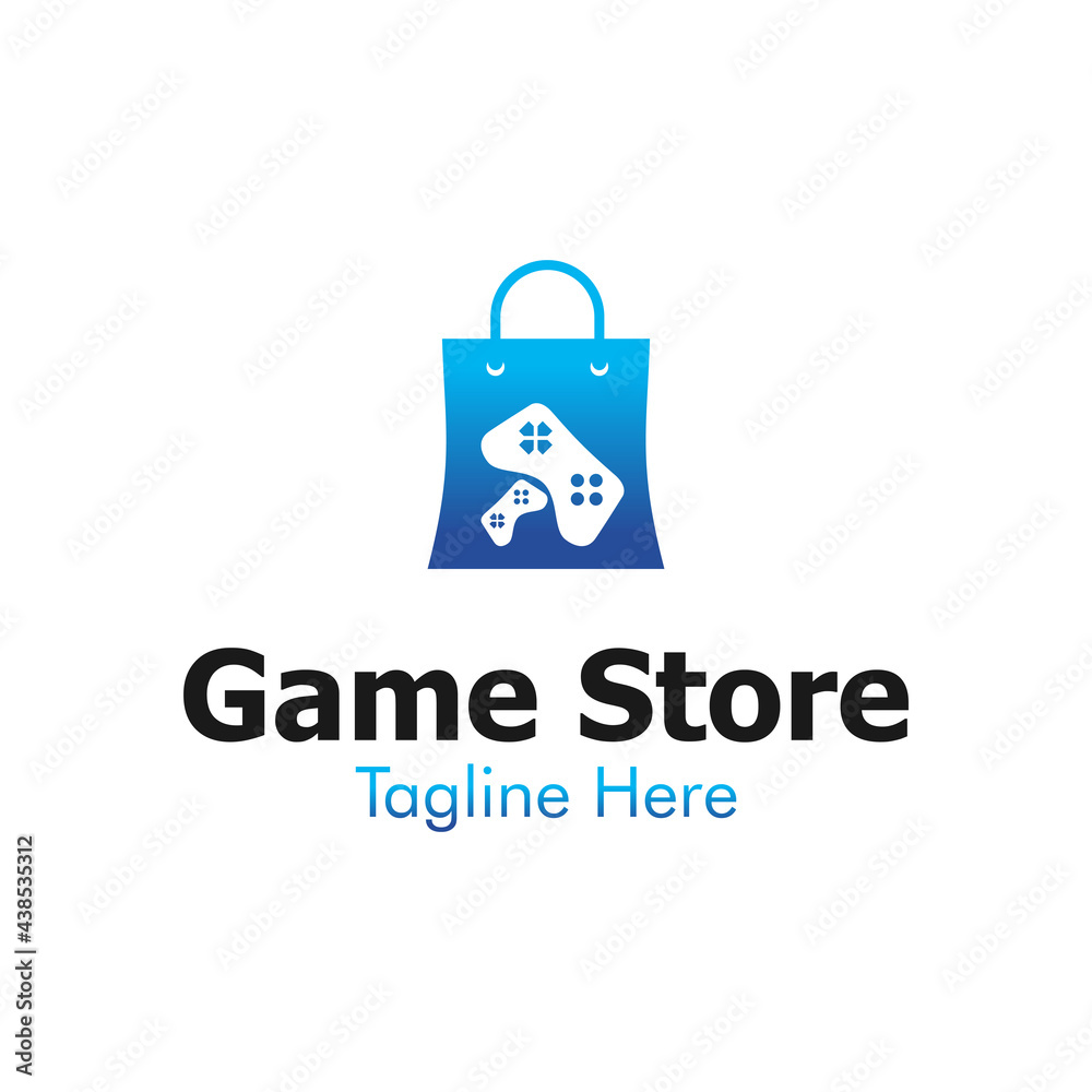 Illustration Vector Graphic of Game Store Logo. Perfect to use for Technology Company Illustration Vector Graphic of Game Store Logo. Perfect to use for Technology Company