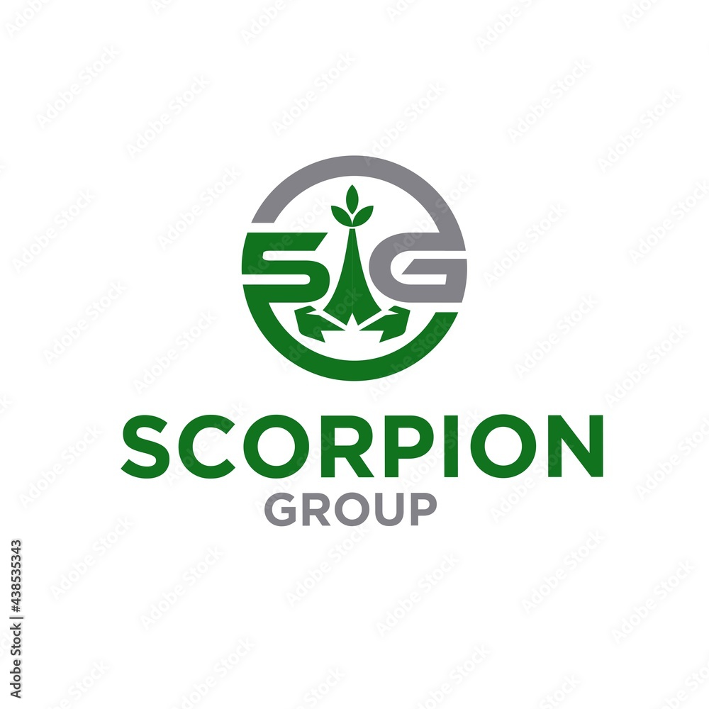 s g scorpion farm logo designs simple modern and nature service logo s g scorpion farm logo designs simple modern and nature service logo