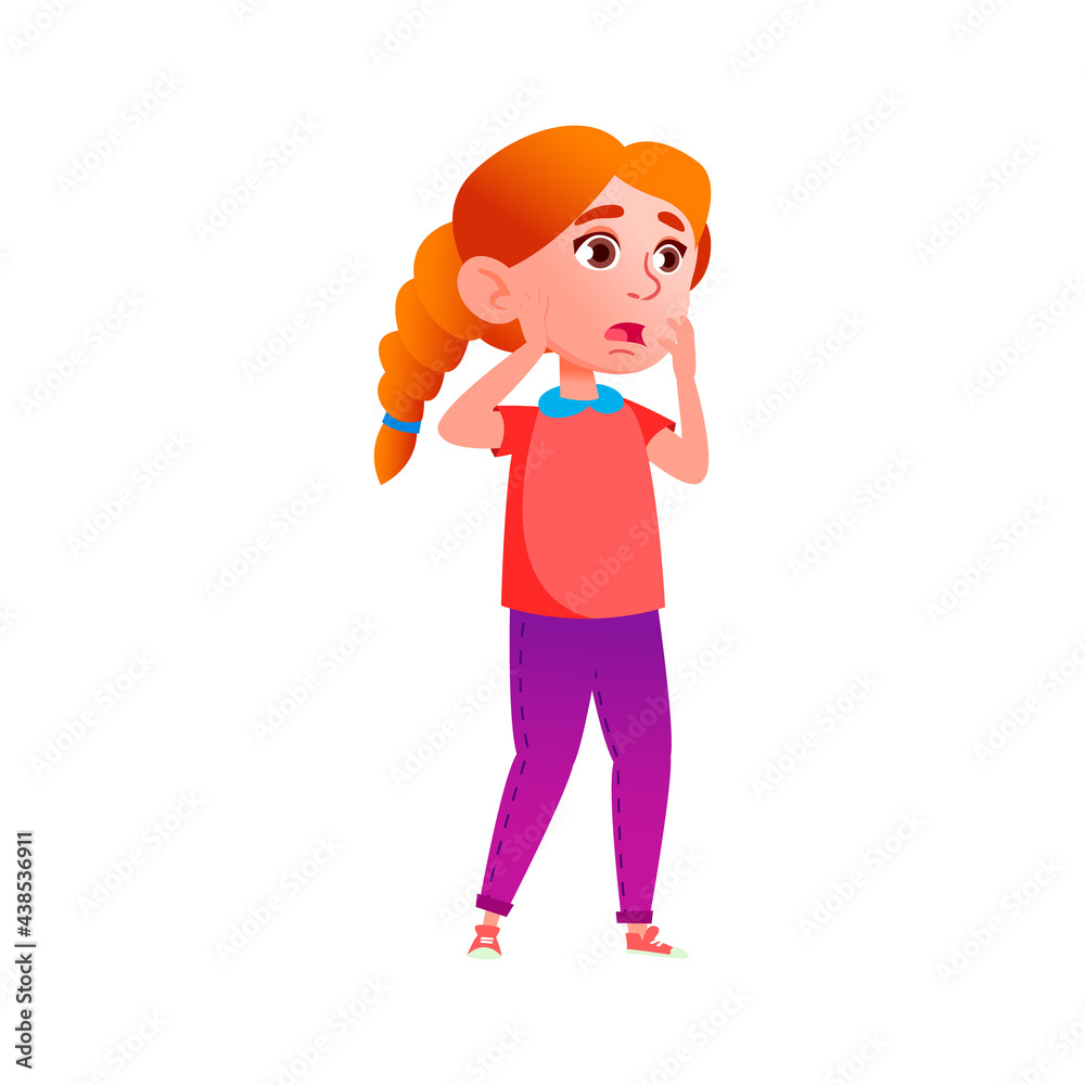 worried cute girl saw forest fire cartoon vector. worried cute girl saw forest fire character. isolated flat cartoon illustration worried cute girl saw forest fire cartoon vector. worried cute girl saw forest fire character. isolated flat cartoon illustration