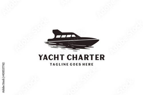 Yacht / Cruise Logo design inspiration with minimalist art style.
