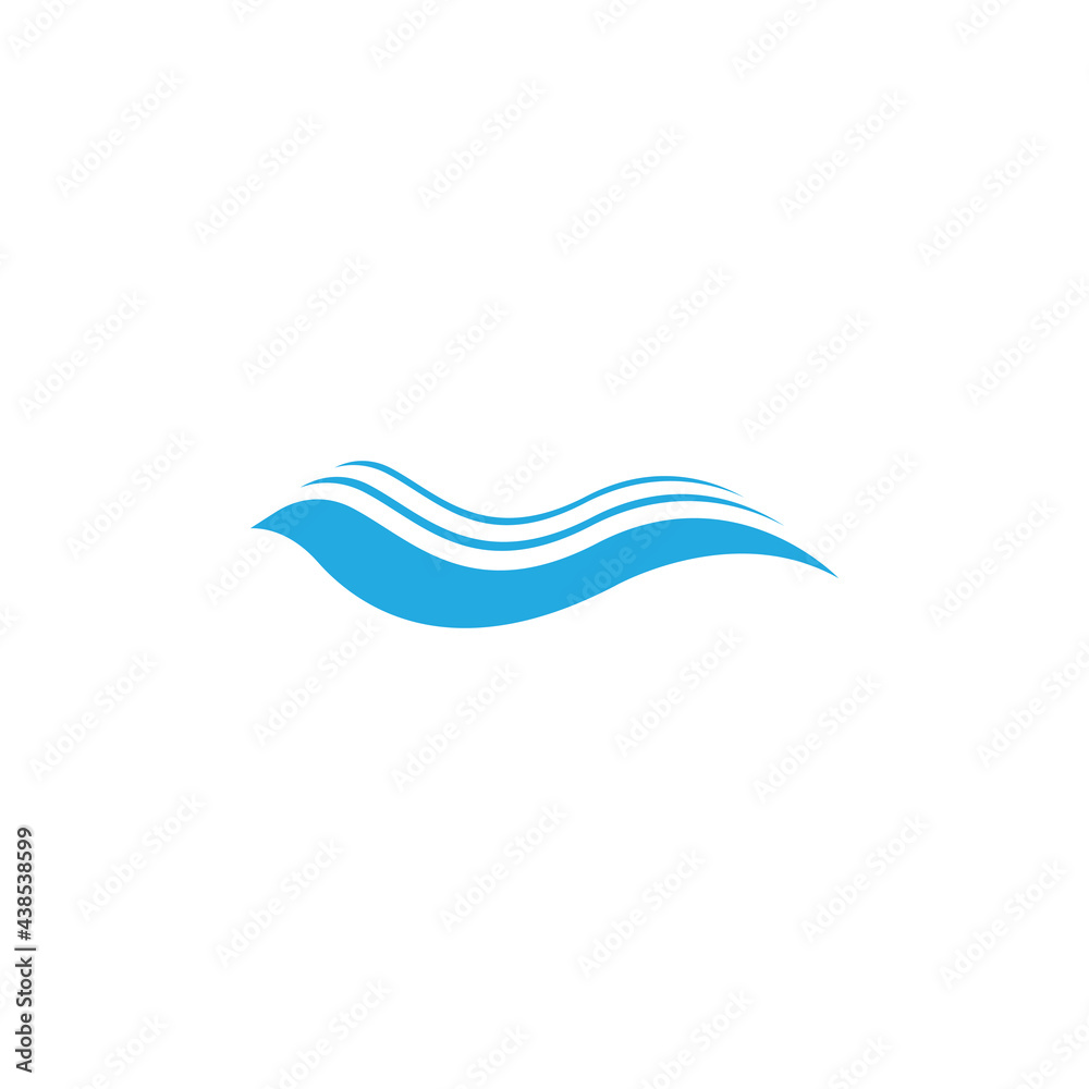 Water Wave Logo Template. vector icon illustration Water Wave Logo Template. vector icon illustration