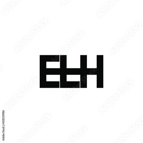 eth letter original monogram logo design