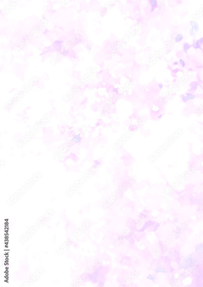 幻想的なピンクのふわふわ水彩テクスチャ背景