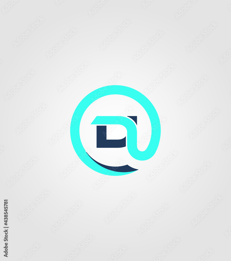 D and I initials creative modern vector logo template D and I initials creative modern vector logo template