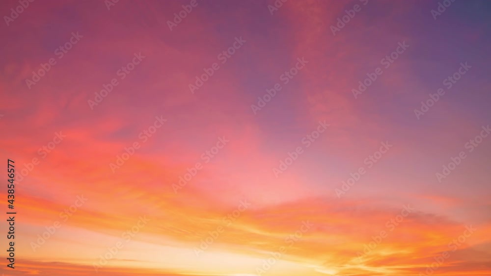 4K Time lapse of Majestic sunset or sunrise landscape Amazing light of nature cloudscape sky and Clouds moving away rolling 4k colorful dark sunset clouds Footage timelapse Beautiful light of nature