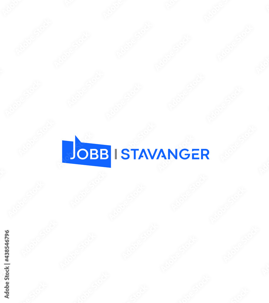 Job related creative modern vector logo template