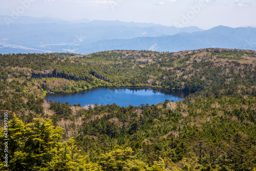 lake and mountains