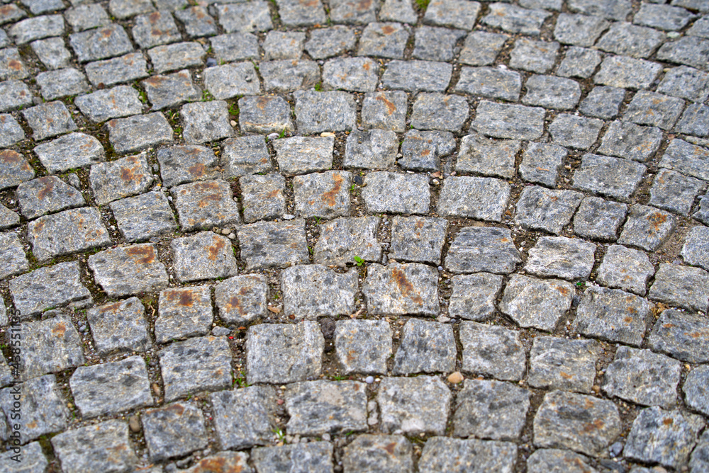 Close-up of paved road at village Eglisau, Photo taken June 9th, 2021, Eglisau, Switzerland.Phot