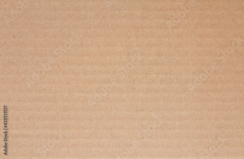 Cardboard sheet texture background, detail of recycle brown paper box pattern. © Tumm8899
