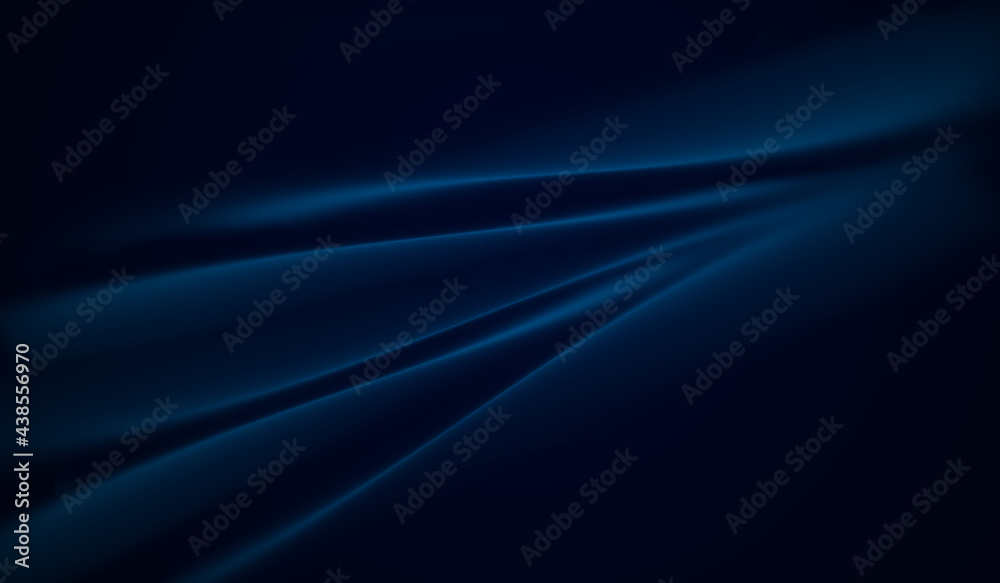 abstract lines on navy blue illustration background