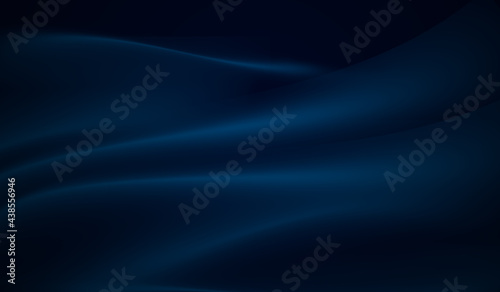 Obraz na płótnie abstract curve and wave on navy blue background