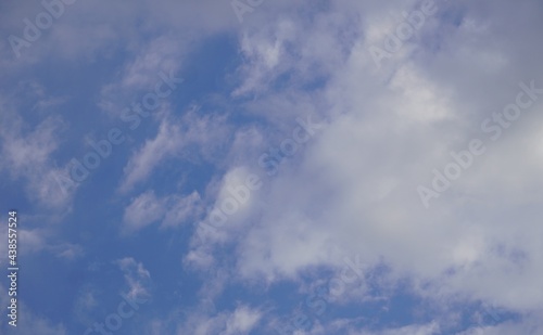 Fototapeta Naklejka Na Ścianę i Meble -  Blue Sky with Cloud in Sky in village