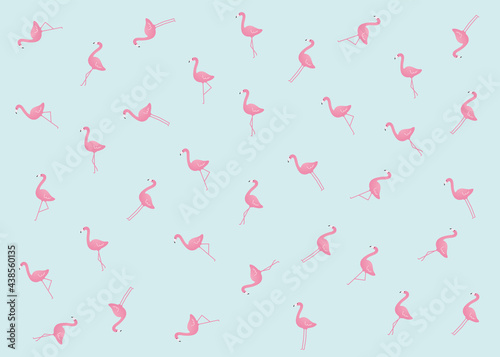 ピンクフラミンゴの壁紙