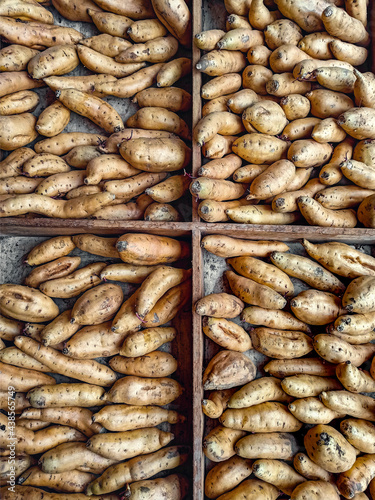 Sweet potato in traditional market