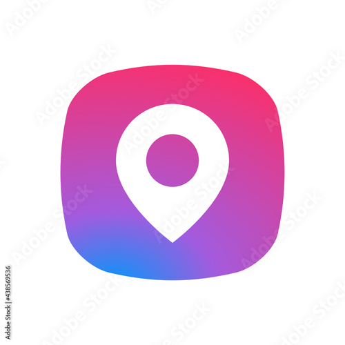 Map Point - Sticker