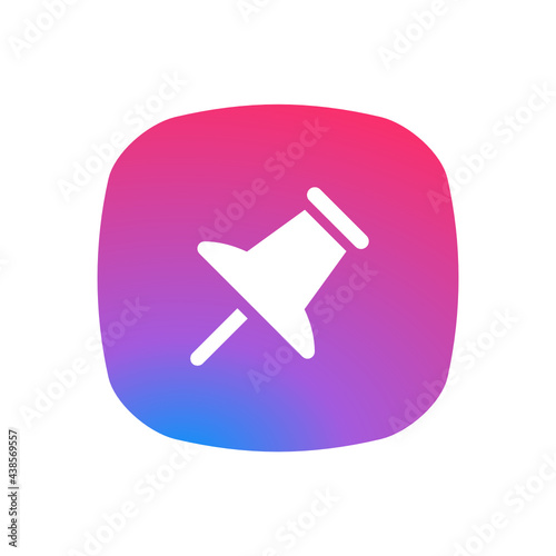Push Pin - Sticker