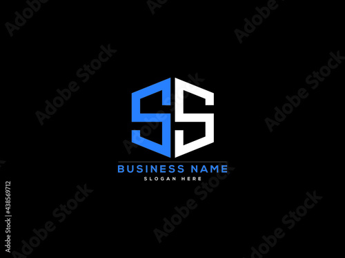 Letter SS Logo, creative ss logo icon vector for business