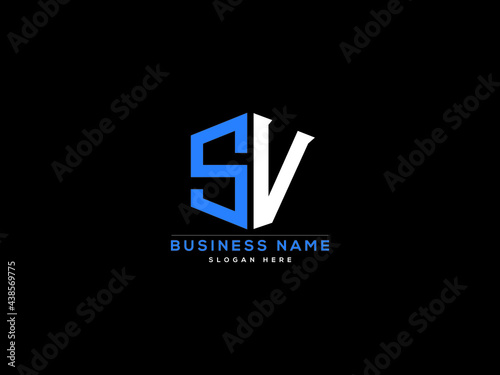 Letter SV Logo, creative sv logo icon vector for business