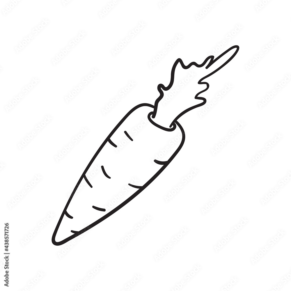 Vector carrot icon Vector carrot icon