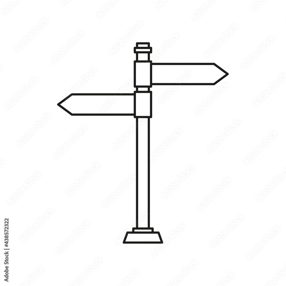 Direction pointer vector icon Direction pointer vector icon