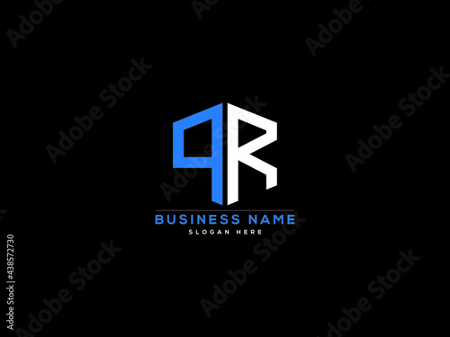 Letter PR Logo, creative pr logo icon vector for business