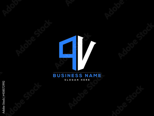 Letter PV Logo, creative pv logo icon vector for business