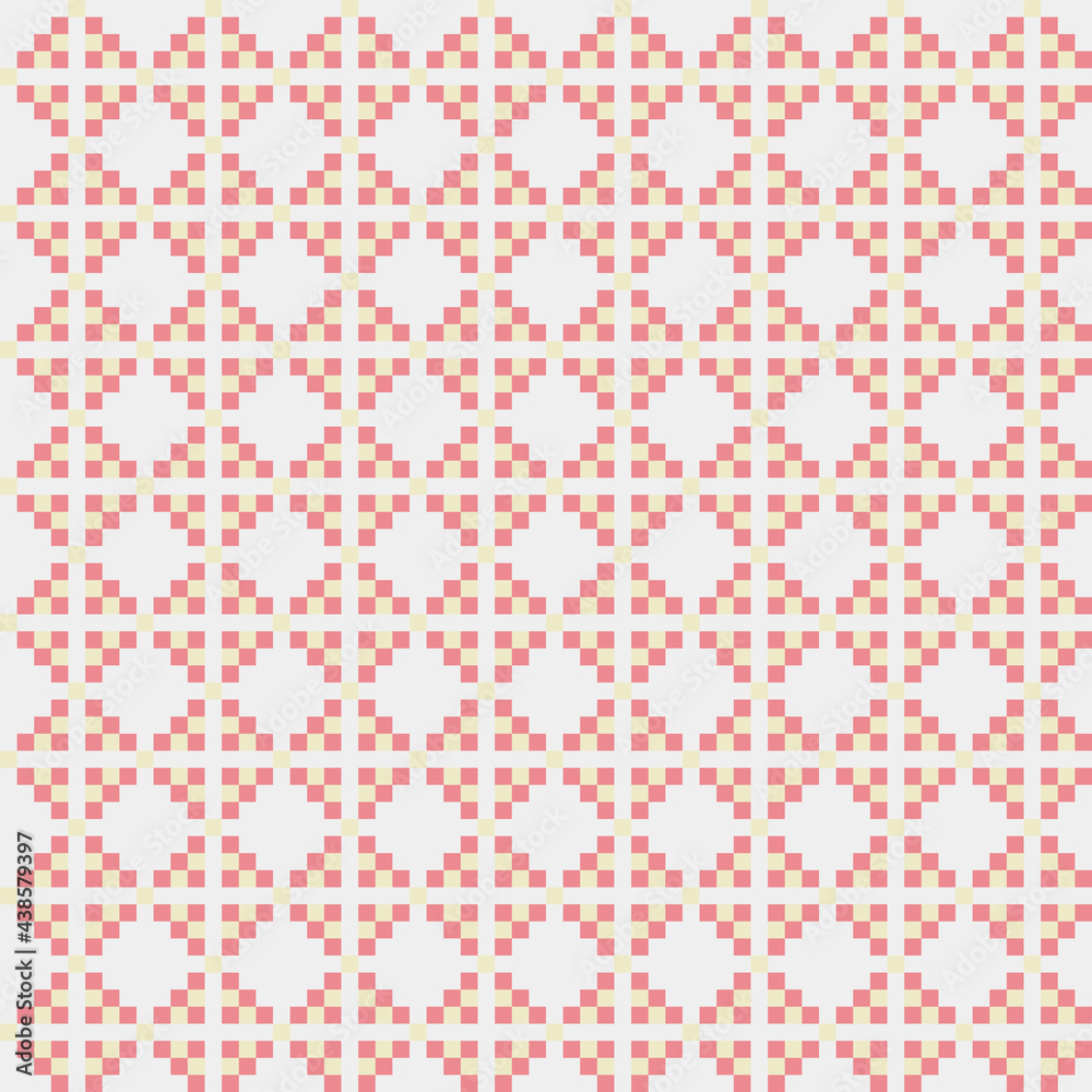 Abstract Cross Pattern generative computational art illustration