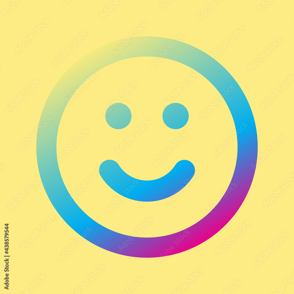 Fototapeta premium Smiley Vector Icon Emoticon
