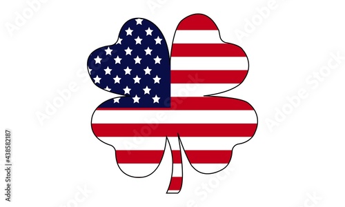 4th of July, St. Patrick’s US Flag, Irish Flag, US Flag Vector And Clip Art