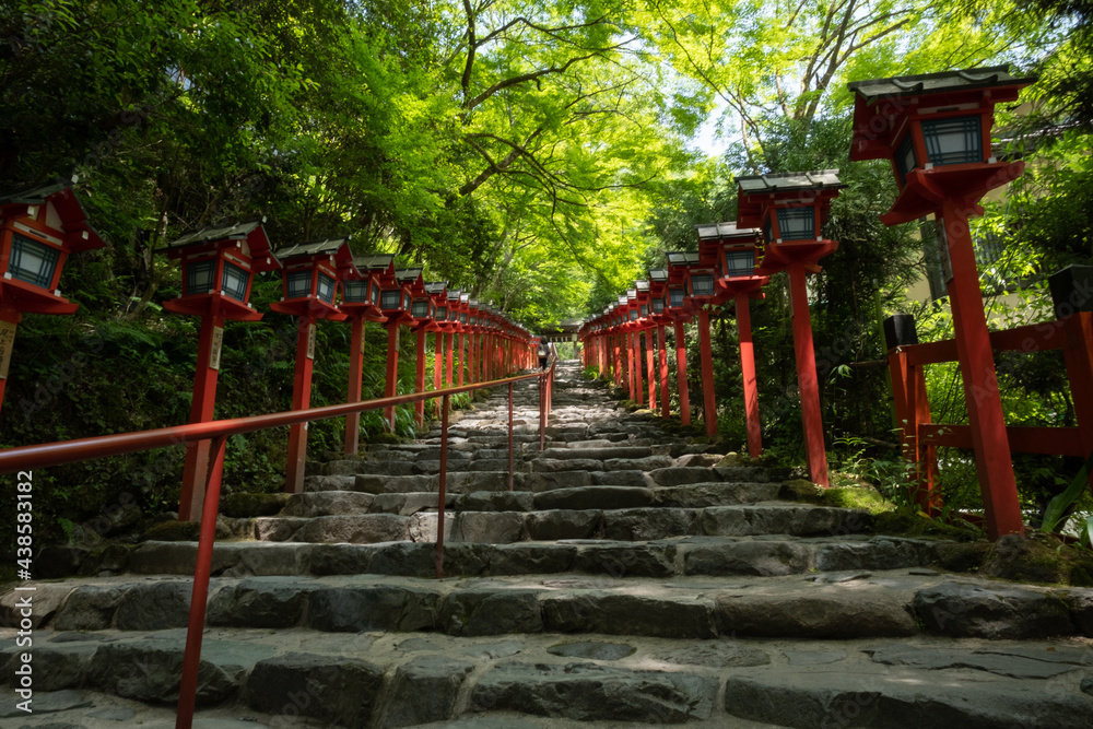 Early summer shrine , Kyoto , Japan