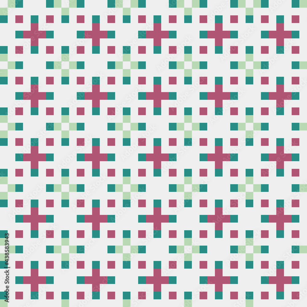 Abstract Cross Pattern generative computational art illustration Abstract Cross Pattern generative computational art illustration