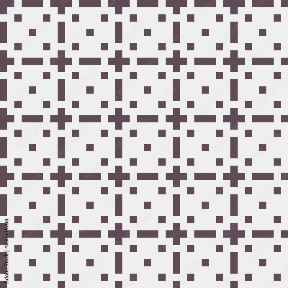 Fototapeta premium Abstract Cross Pattern generative computational art illustration