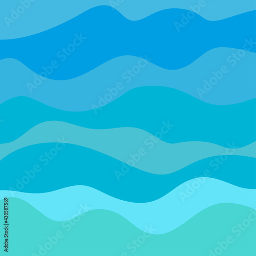 Abstract geometric wallpaper of the surface. Cute background. Cold colors. Pattern with lines and waves. Multicolored texture. Decorative style. Dinamic texture. View from above. Doodle for design