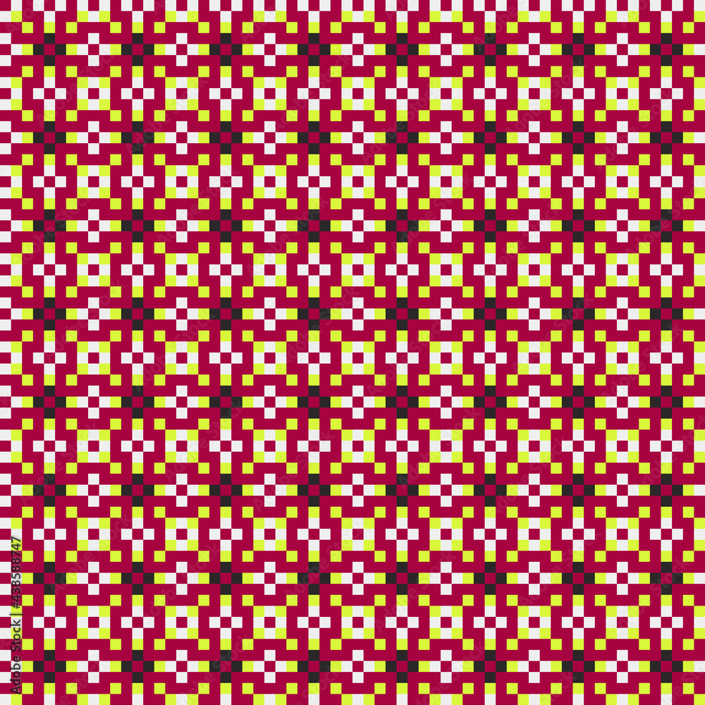 Abstract Cross Pattern generative computational art illustration Abstract Cross Pattern generative computational art illustration