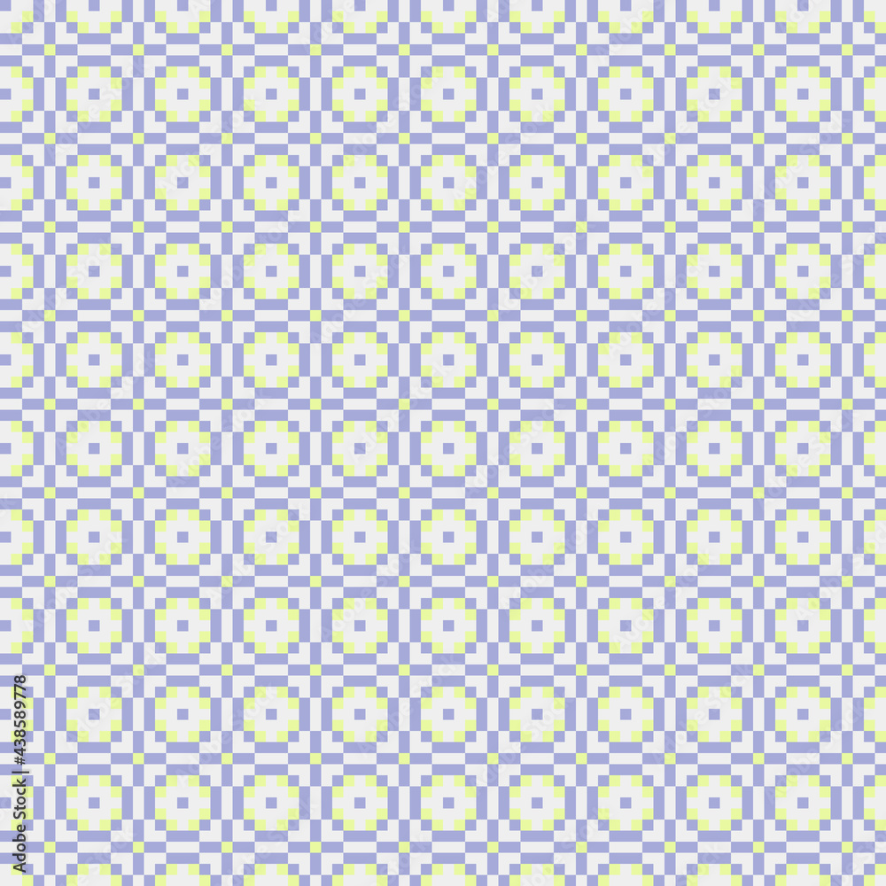 Abstract Cross Pattern generative computational art illustration