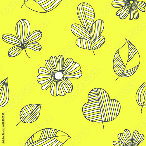 seamless pattern with flowers
