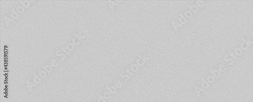  White cotton knit or  tweed fabric texture background use for clothing design. Black and white background.