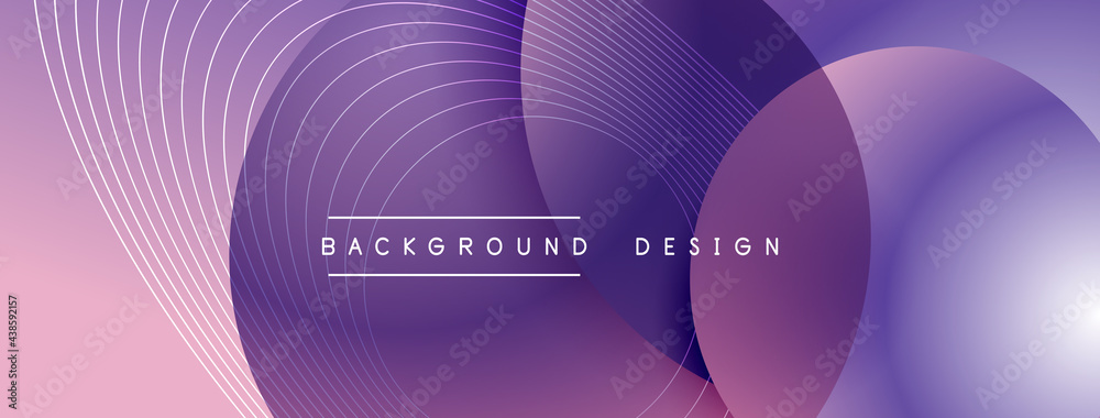 Gradient circles with shadows. Vector techno abstract background. Modern overlapping forms wallpaper background, design template Gradient circles with shadows. Vector techno abstract background. Modern overlapping forms wallpaper background, design template
