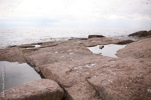 rocks and sea