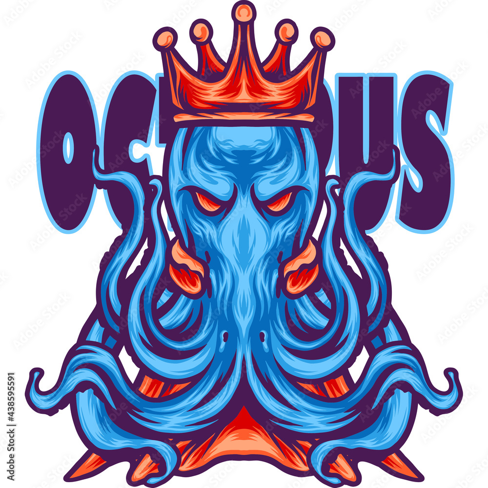 Fototapeta premium The King Of Octopus