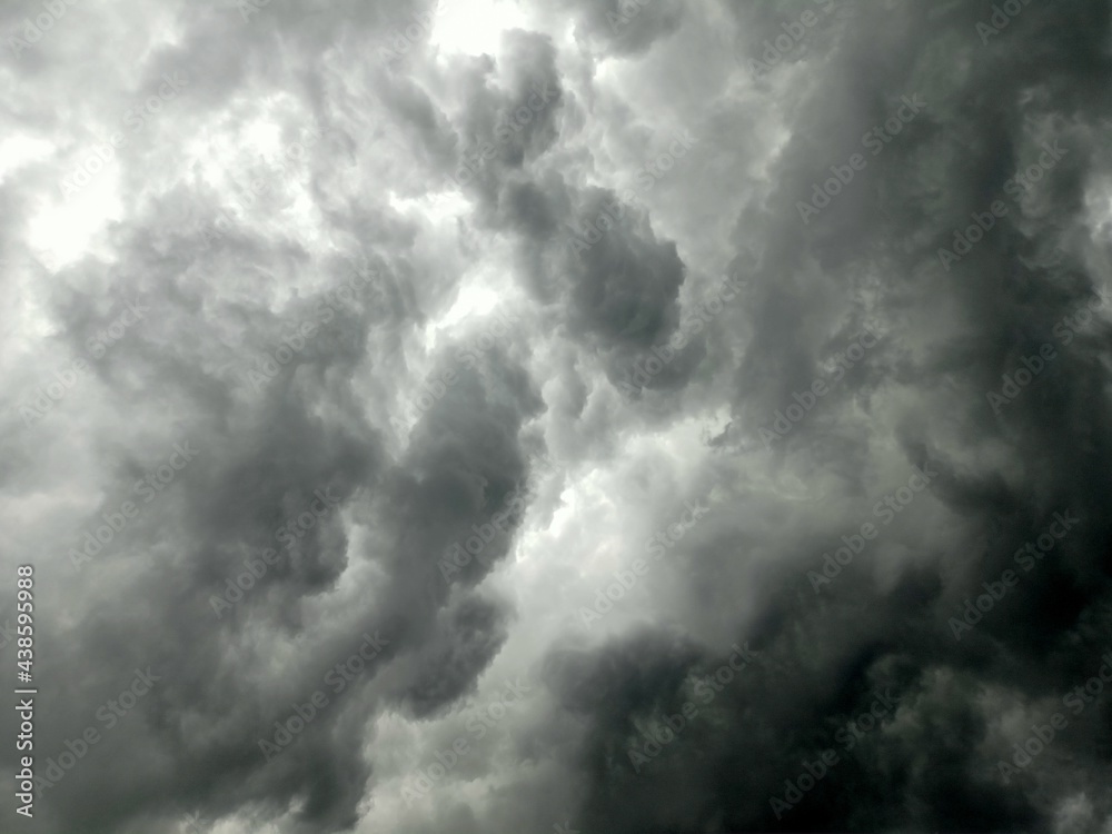 background view of cloudy black sky in monsoon before storm background view of cloudy black sky in monsoon before storm