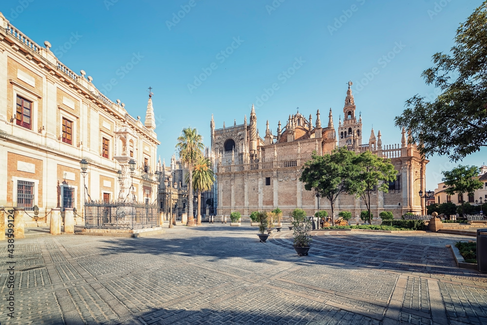 Seville city in the daytime, Spain