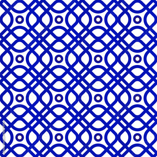 ceramic tile pattern, porcelain seamless modern background, blue and white indigo wallpaper, textile ornament, Moroccan mosaic, pottery folk print, Spanish tableware, vintage tiles design, vector