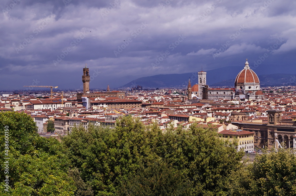 View of Florence from Piazzale Michelangelo, Italy